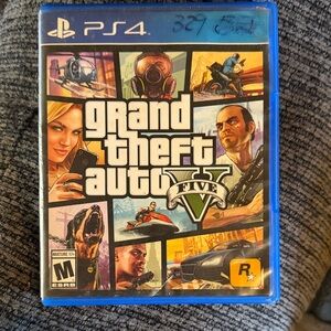 Grand Theft Auto V for PS4 - Blue Case